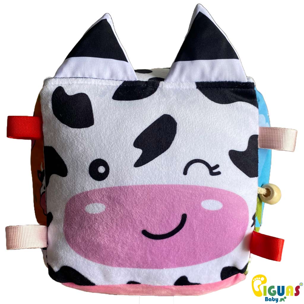 Cubo sensorial: Desarrolla los sentidos de tu bebé con colores