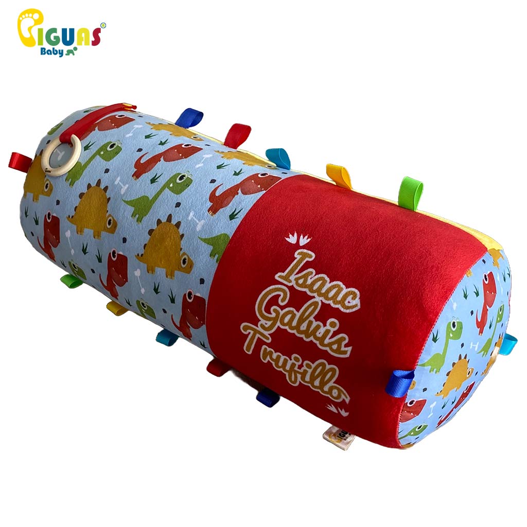 Un lugar seguro para soñar: Rollo de gateo suave y acolchado con diseño de Dinosaurio para proteger a tu bebé.