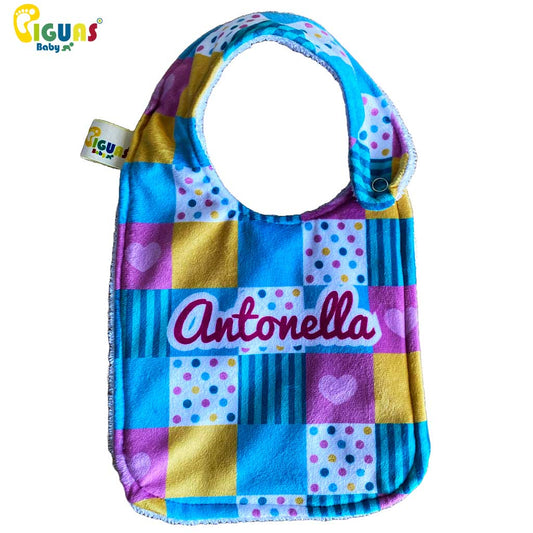 Baberos Para Bebes Personalizados Colores