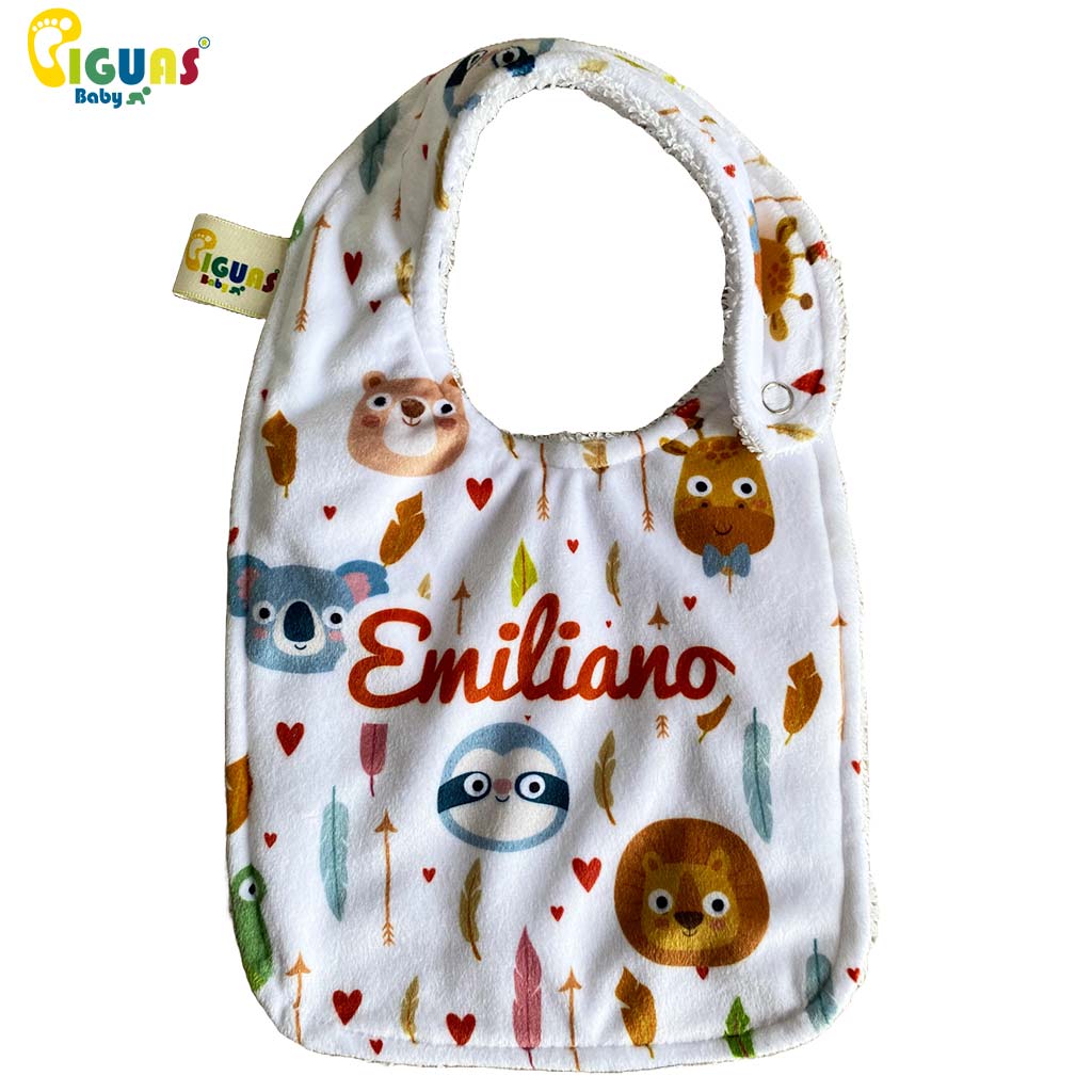 Baberos Para Bebes Personalizados Animalitos 2