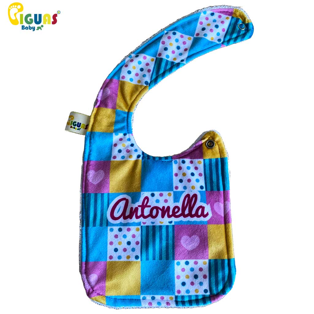 Baberos Para Bebes Personalizados Colores