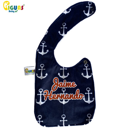 Baberos Para Bebes Personalizados Anclas