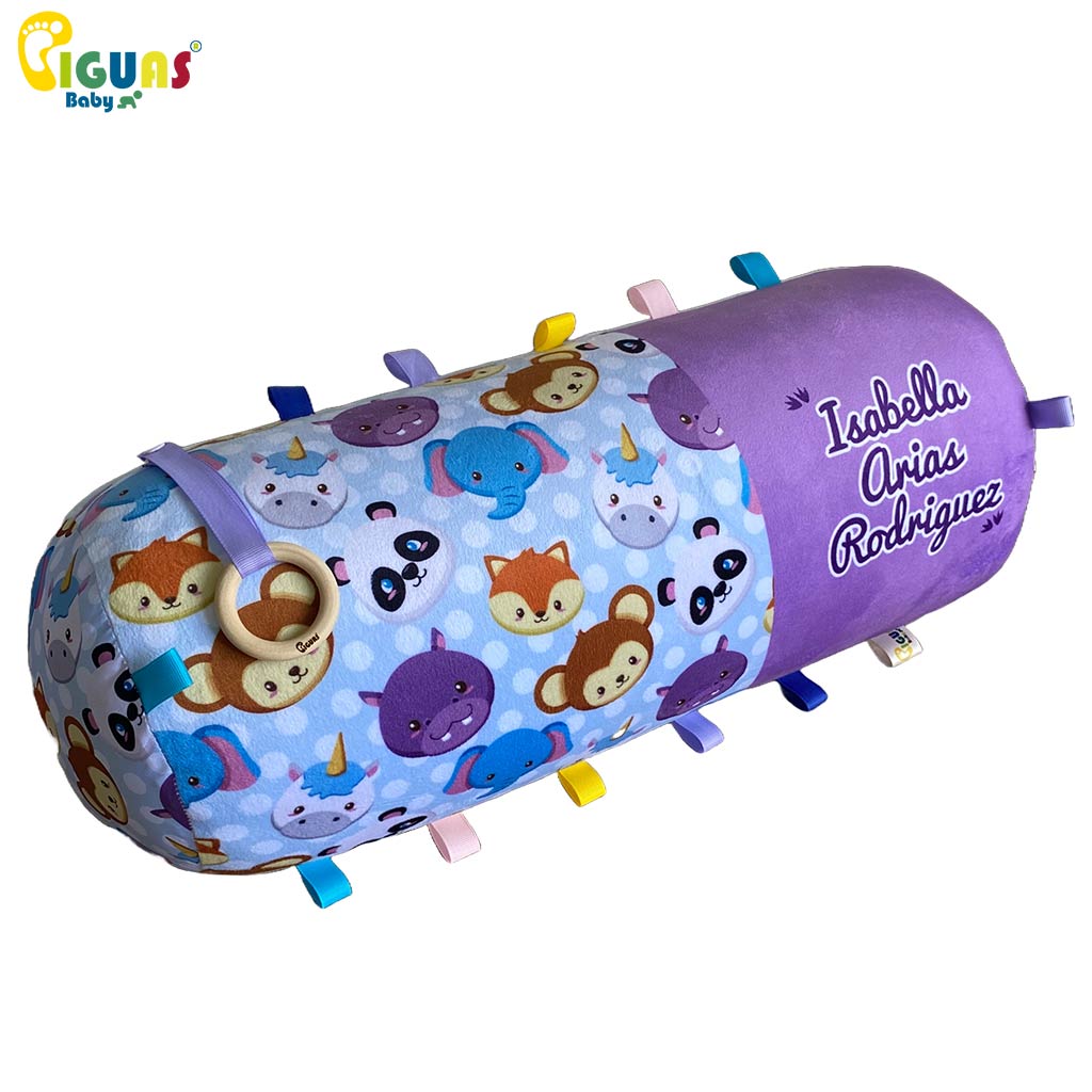 ¡Diseña tu propio rollo de gateo! Con diseño de [Animal], nombre bordado y elección de colores.