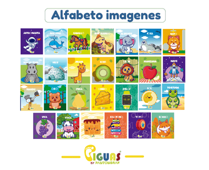 Flashcards del abecedario - piguasbaby